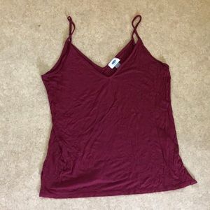 Old Navy Maroon Tank Size L